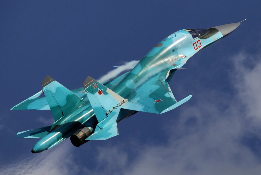 Russisches Kampfflugzeug / dpa