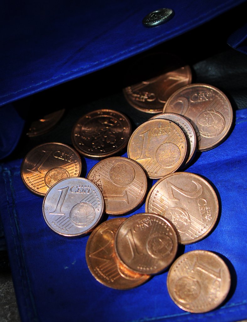Euro-Cent-Münzen/dpa