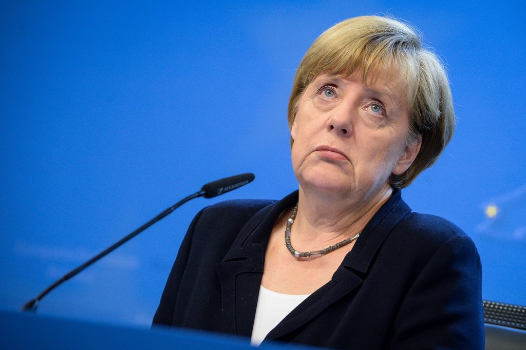 German Chancellor Angela Merkel, 07 July 2015. STEPHANIE LECOCQ dpa