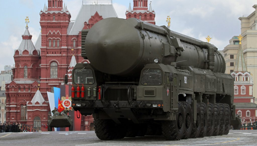 Militärparade in Moskau