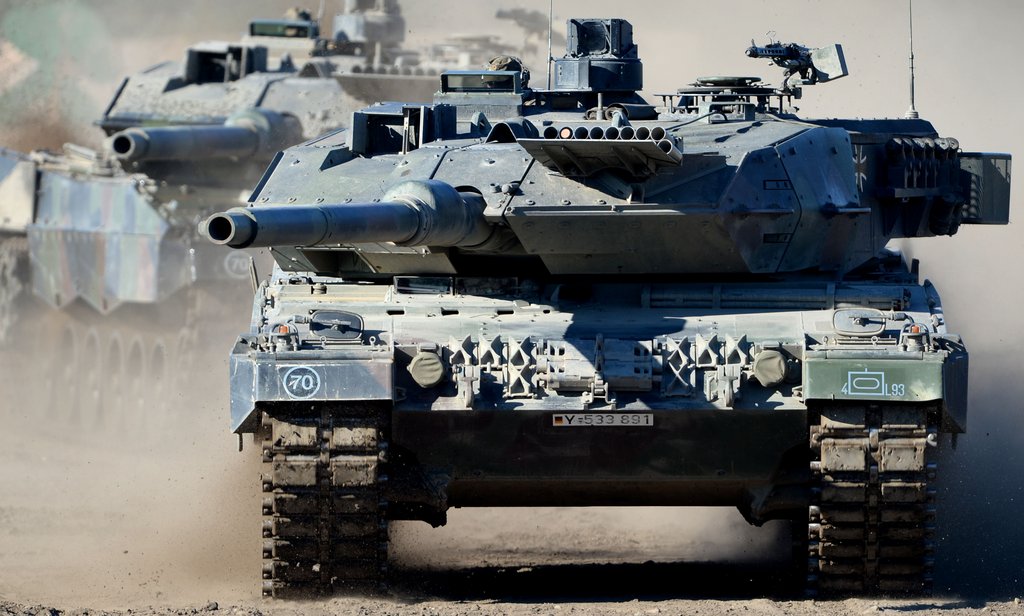 Kampfpanzer Leopard Foto: Peter Steffen/dpa