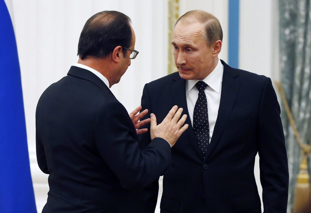 French President Francois Hollande visits/dpa