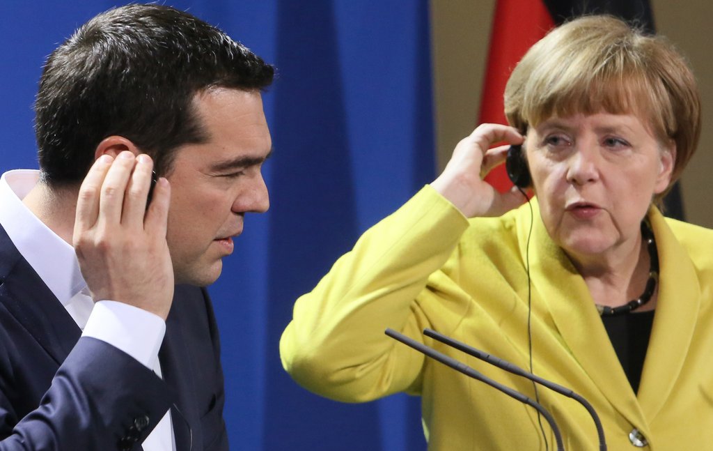 Alexis Tsipras und Angela Merkel