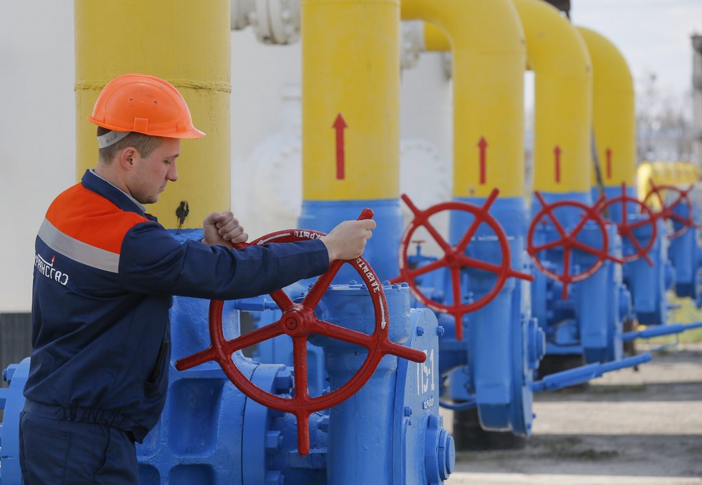 Gas compressor station in Boyarka /dpa