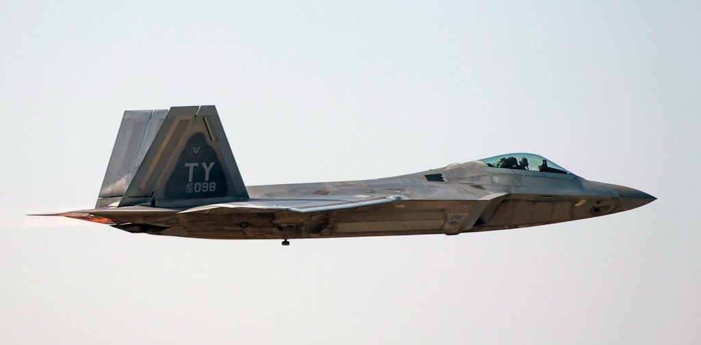 US jet-fighters F-22 Raptor in Poland. Foto: DPA