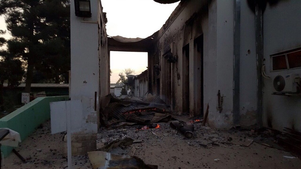 Kunduz hospital hit in airstrike / dpa
