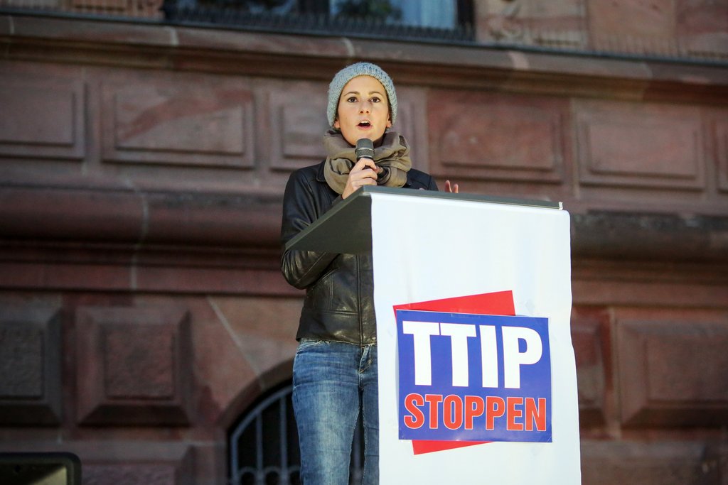 Protest gegen Freihandelsabkommen TTIP/dpa