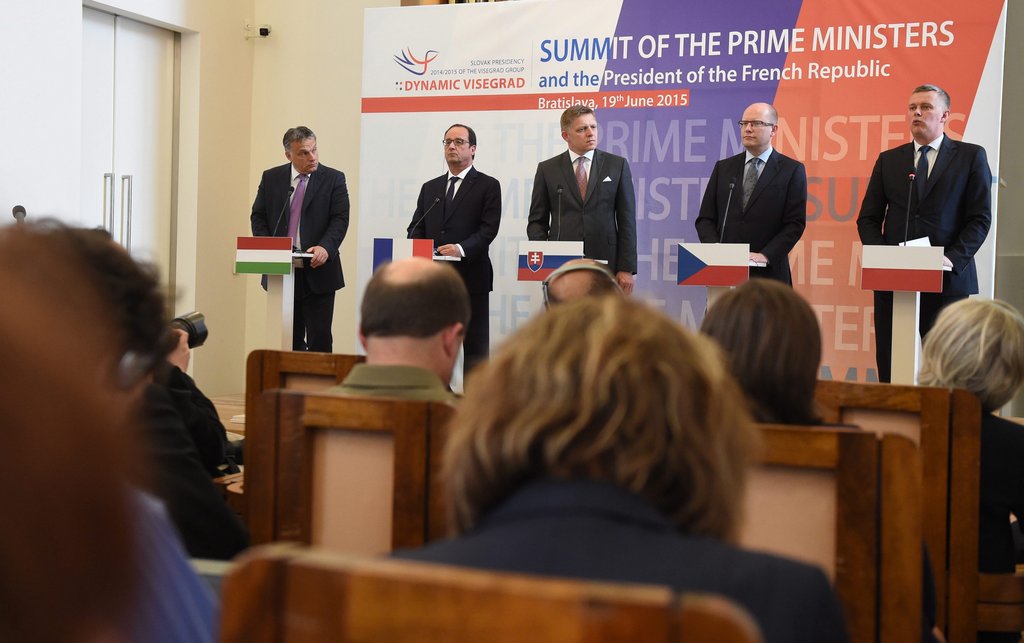 Visegrad Group meeting in Bratislava. Foto: dpa