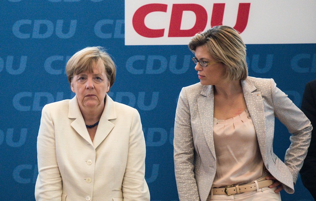 Angela Merkel und Julia Klöckner /dpa