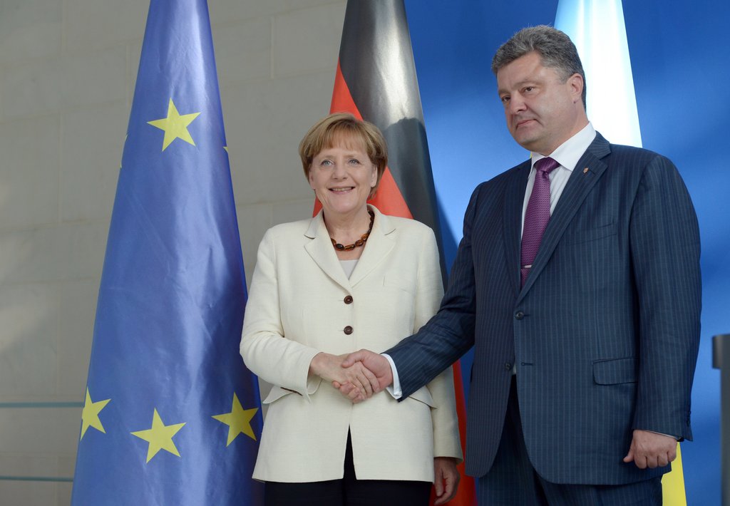 Merkel und Poroschenko