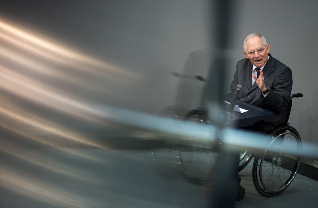 Wolfgang Schäuble. Foto: Bernd von Jutrczenka/dpa