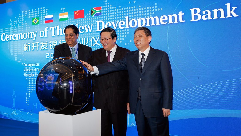 New Development Bank of BRICS states opens in Shanghai. dpa