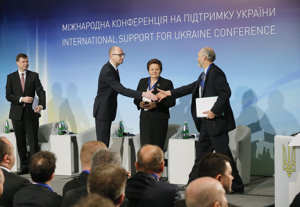 International Support For Ukraine conference in Kiev.