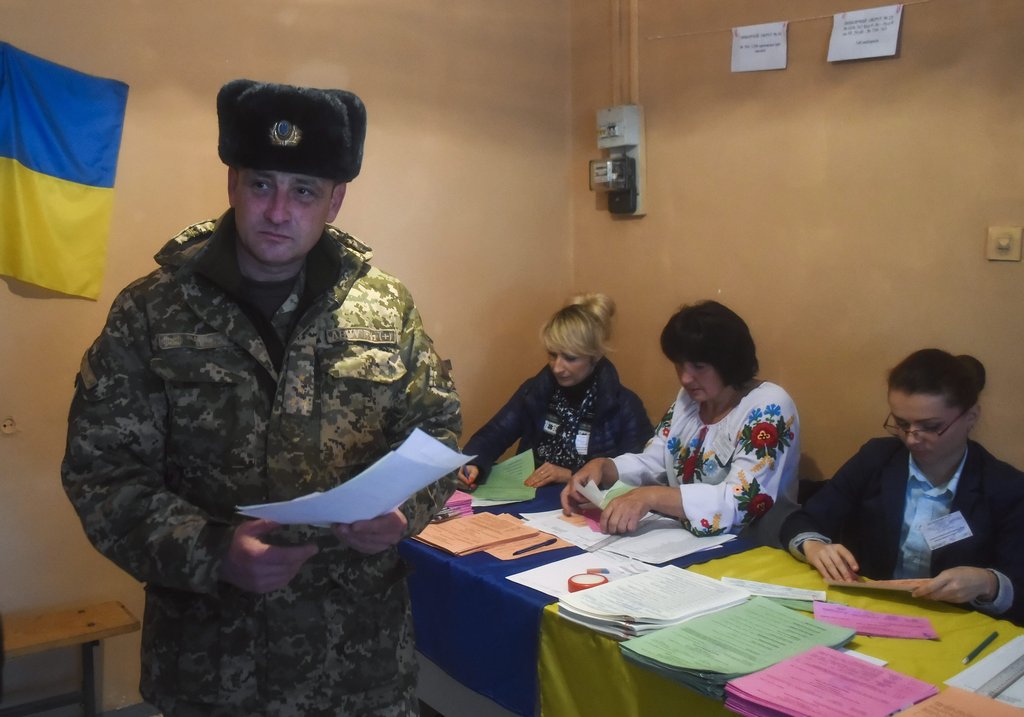 Ukraine local elections/dpa