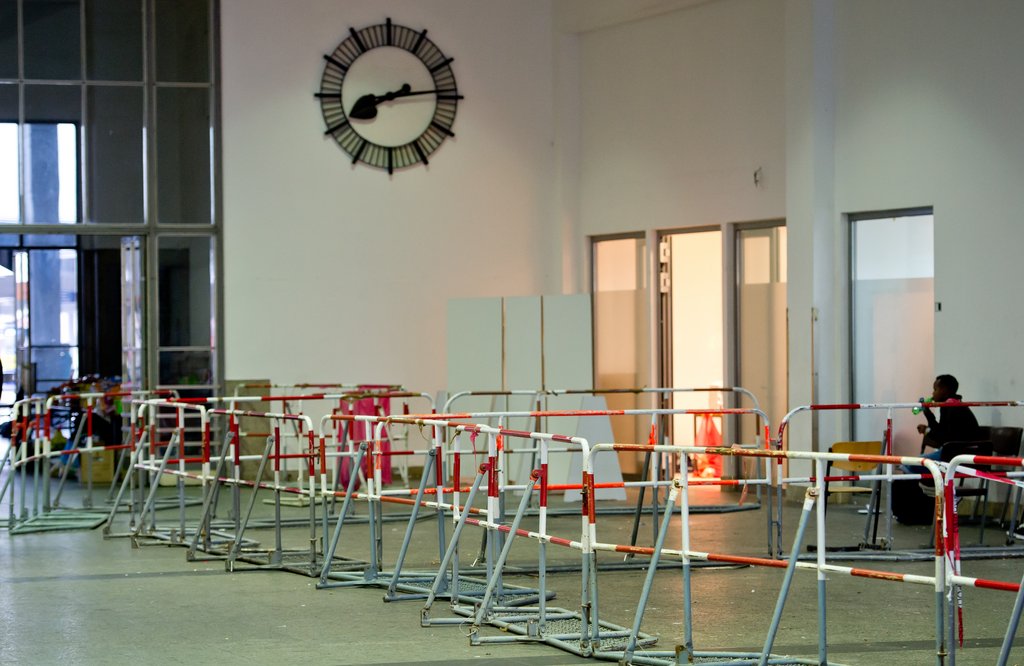 Ankunft von Flüchtlingen am Bahnhof, Foto:dpa
